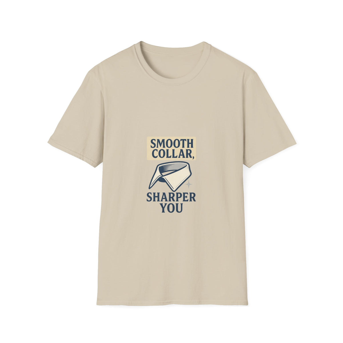 T-Shirt — "Smooth Collar, Sharper You" Razor Graphic Tee - Trending Now - October 2026