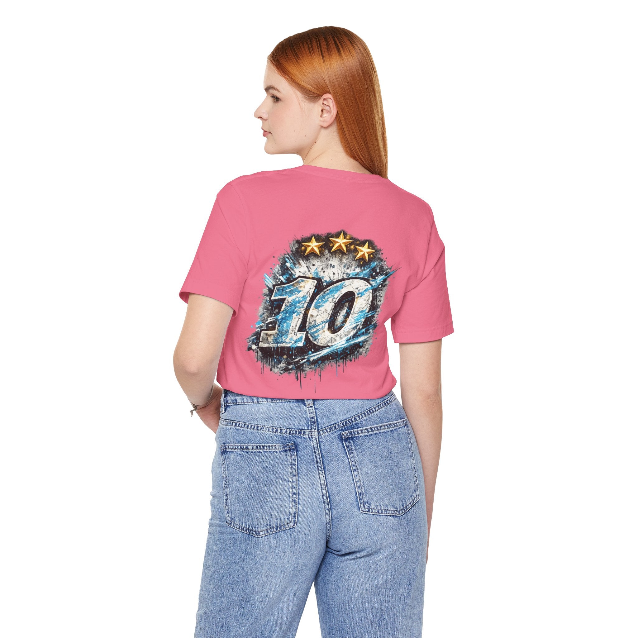 Buenos Aires Nights T‑Shirt — '10' Grunge Graphic Tee - Argentina No. 10