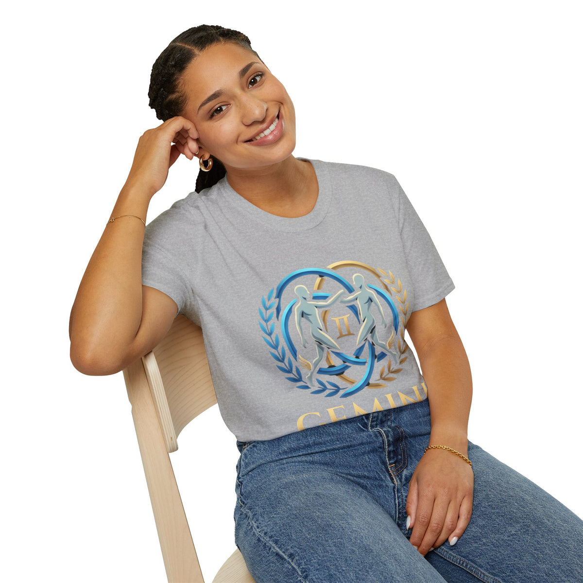 Gemini Zodiac T-Shirt — 'Gemini: Master of Adaptation' Astrological Graphic Tee