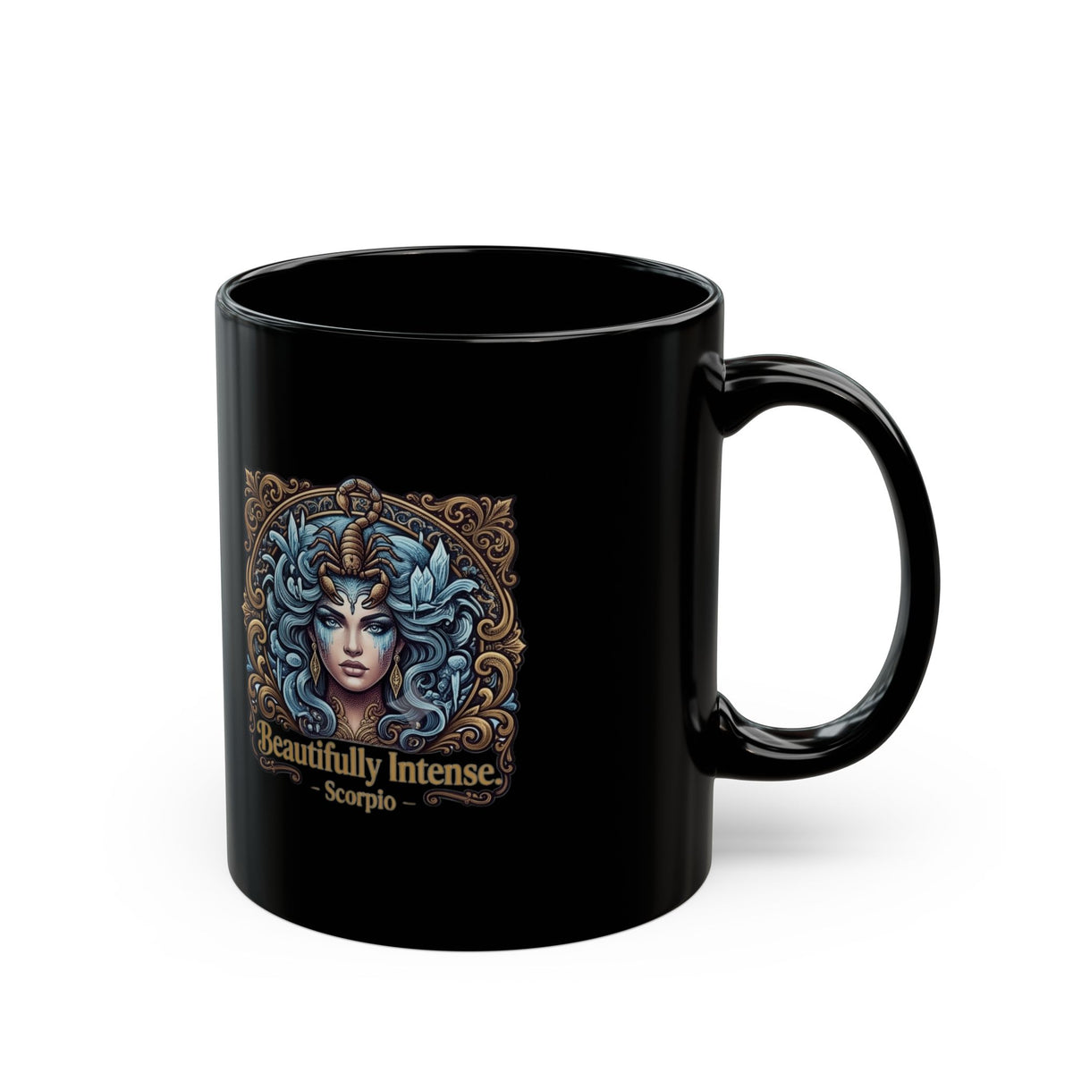 Scorpio Zodiac Mug  Beautifully Intense Black Mug