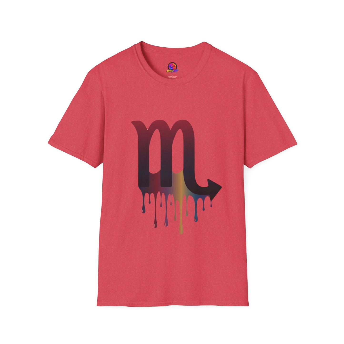 Scorpio Drip Symbol T-Shirt — Zodiac Scorpion Astrology Tee