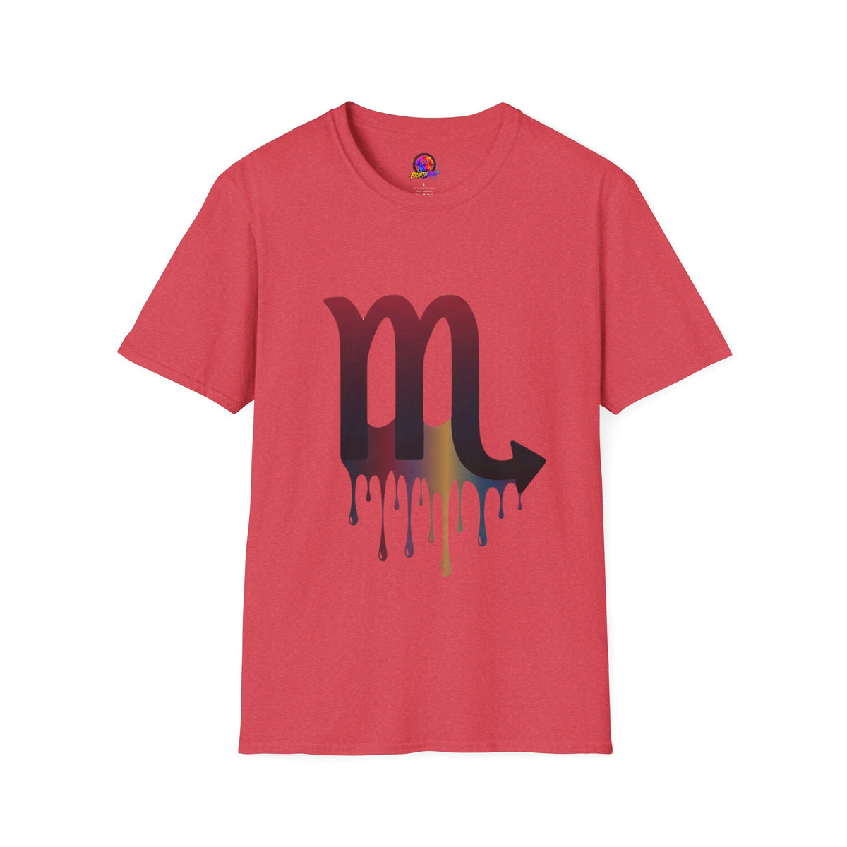 Scorpio Drip Symbol T-Shirt — Zodiac Scorpion Astrology Tee