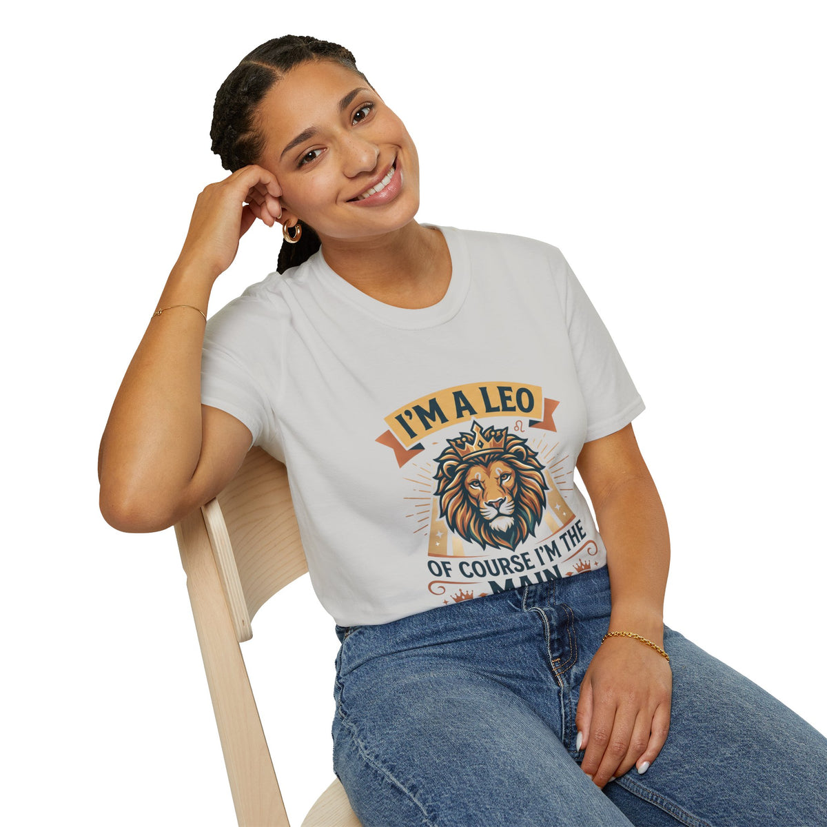 I’m a Leo Lion Zodiac T-Shirt — 'Of Course I’m the Main Character' Horoscope Tee