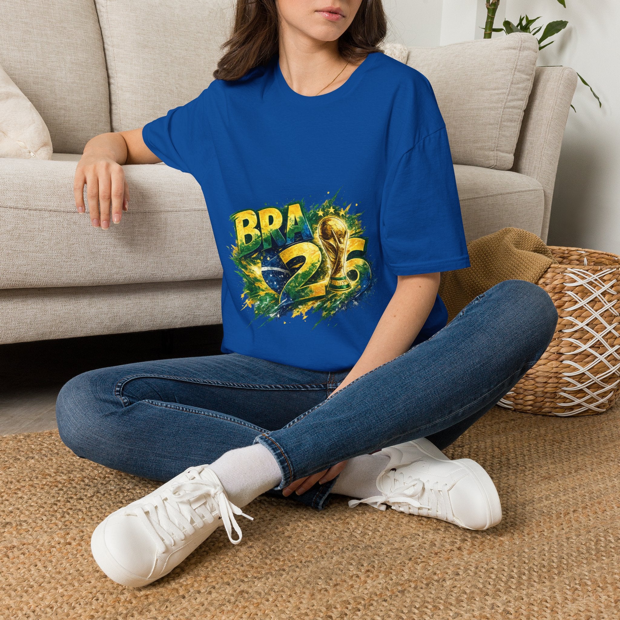 Brazil 25 T‑Shirt — Brazil Soccer World Cup Graphic Tee