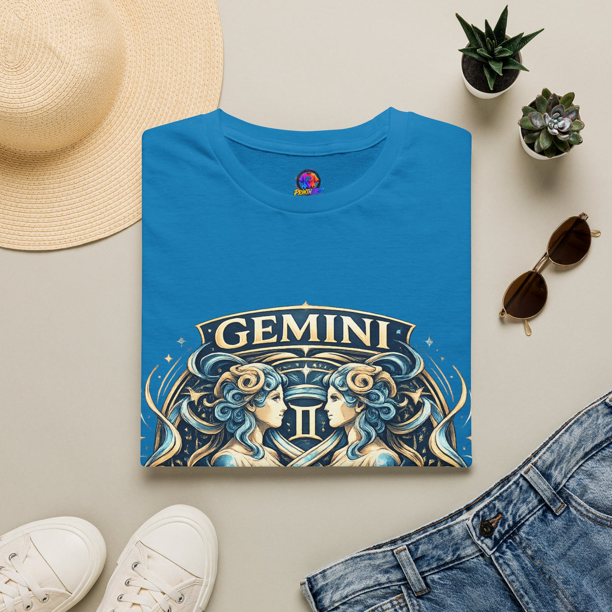 Zodiac  Gemini Unisex Softstyle T-Shirt