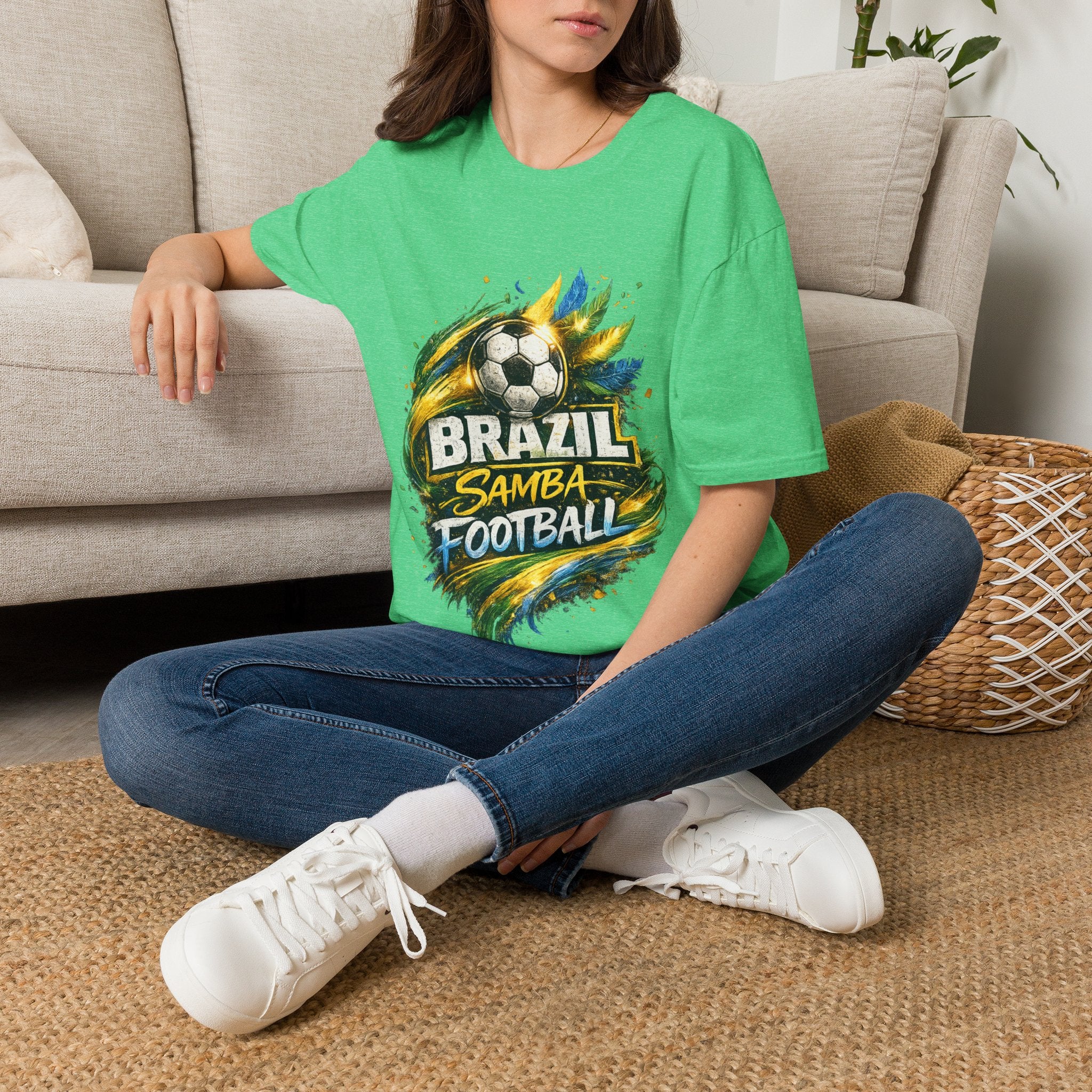 Brazil Samba Football T‑Shirt
