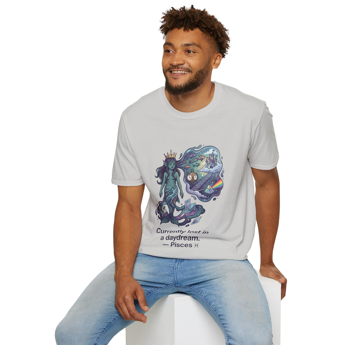 Pisces Daydream T-Shirt — 'Currently Lost in a Daydream' Zodiac Graphic Tee