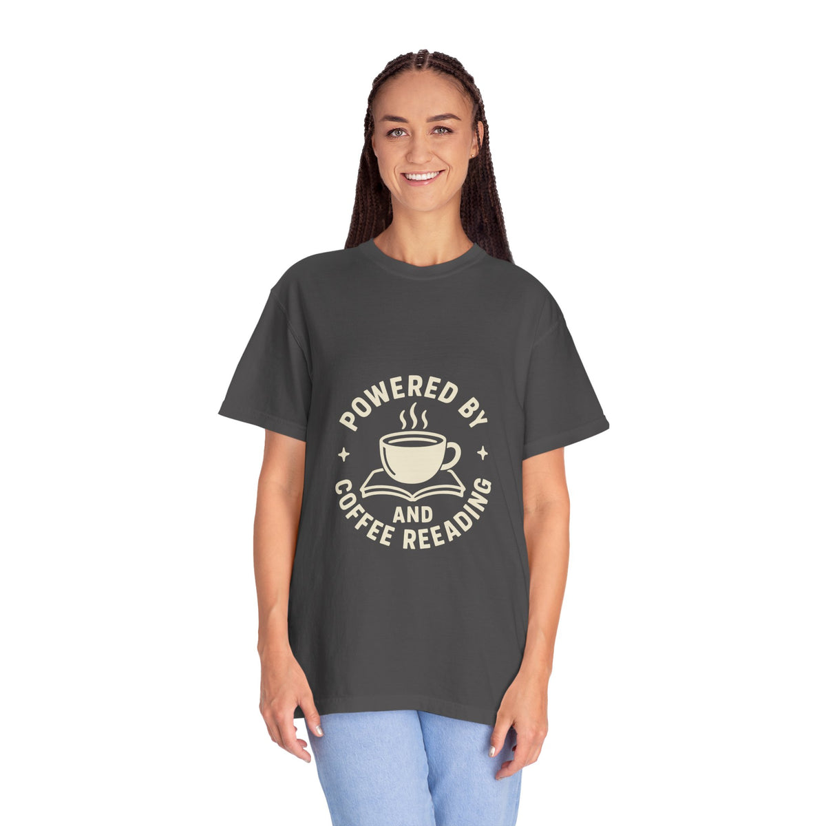 Coffee & Reading T-Shirt — "Powered by Coffee and Reading" Graphic Tee - Trending Now - October 2026