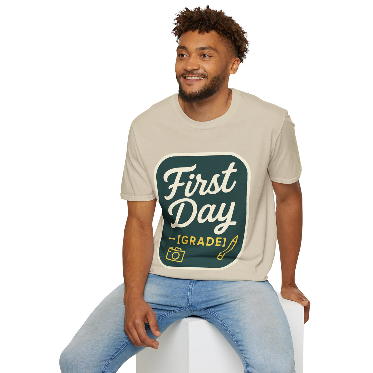 First Day T-Shirt — Retro "First Day (Grade 1)" Back-to-School Tee - Trending Now - August 2026