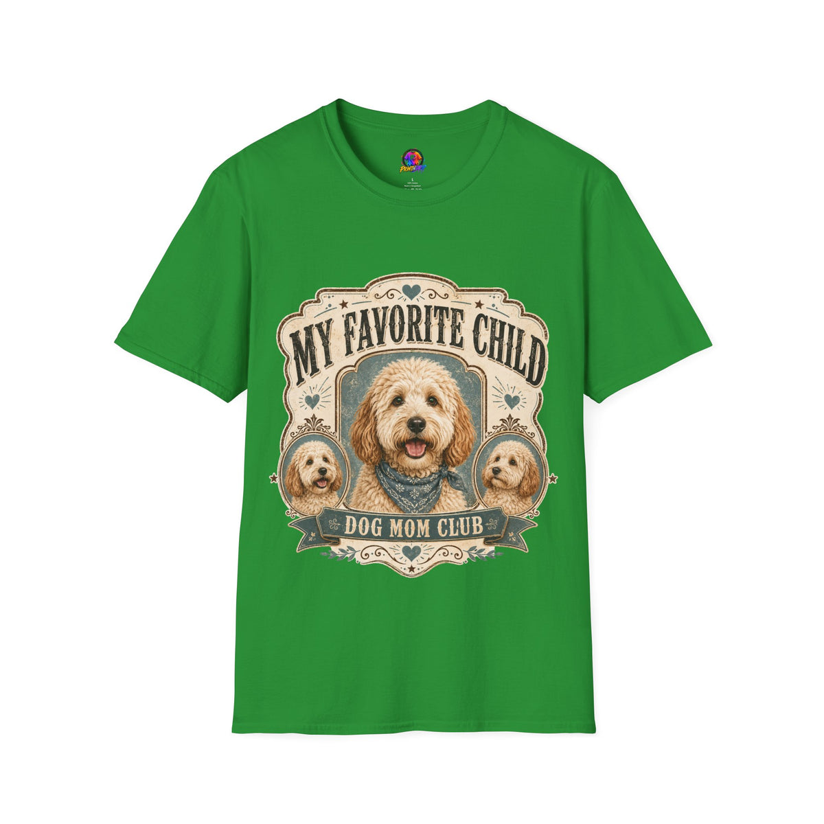 T-Shirt — "My Favorite Child" Dog Mom Club Graphic Tee