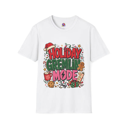 Holiday Gremlin Mode T-Shirt — Christmas Cute Festive Graphic Tee