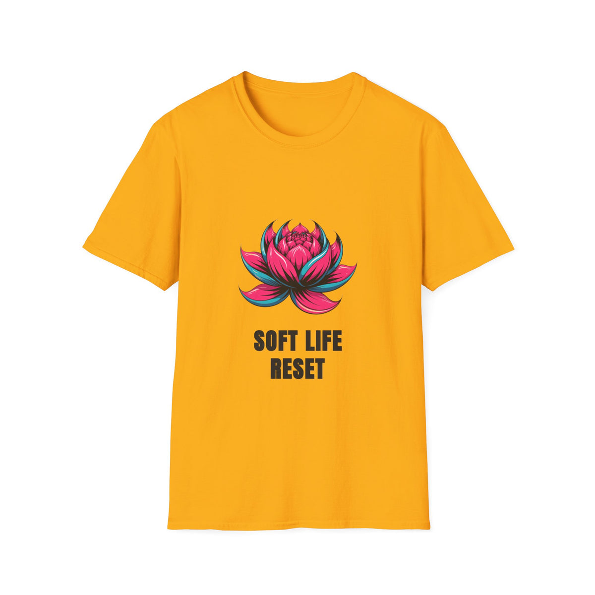 Lotus Graphic T-Shirt — 'Soft Life Reset' Relaxed Tee - Trending Now - August 2026