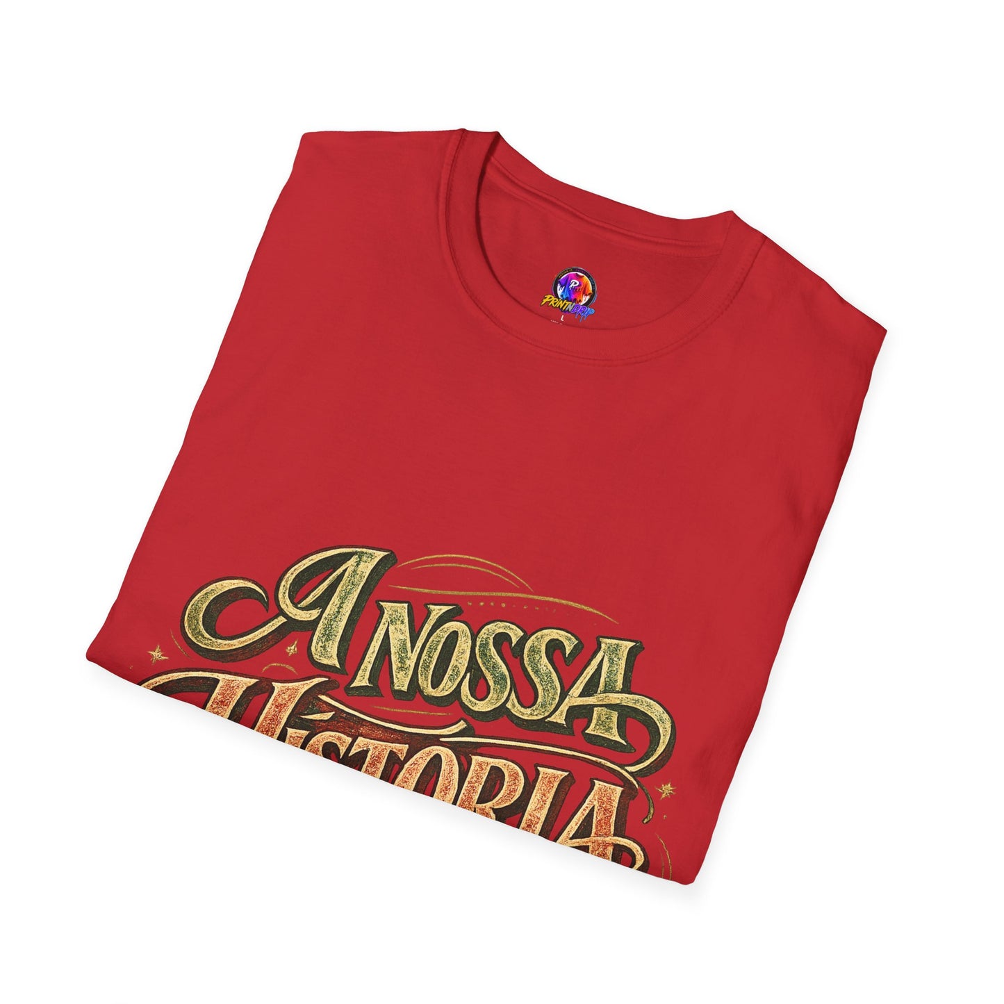 Portugal T-Shirt — "A Nossa História" Vintage Compass Graphic Tee