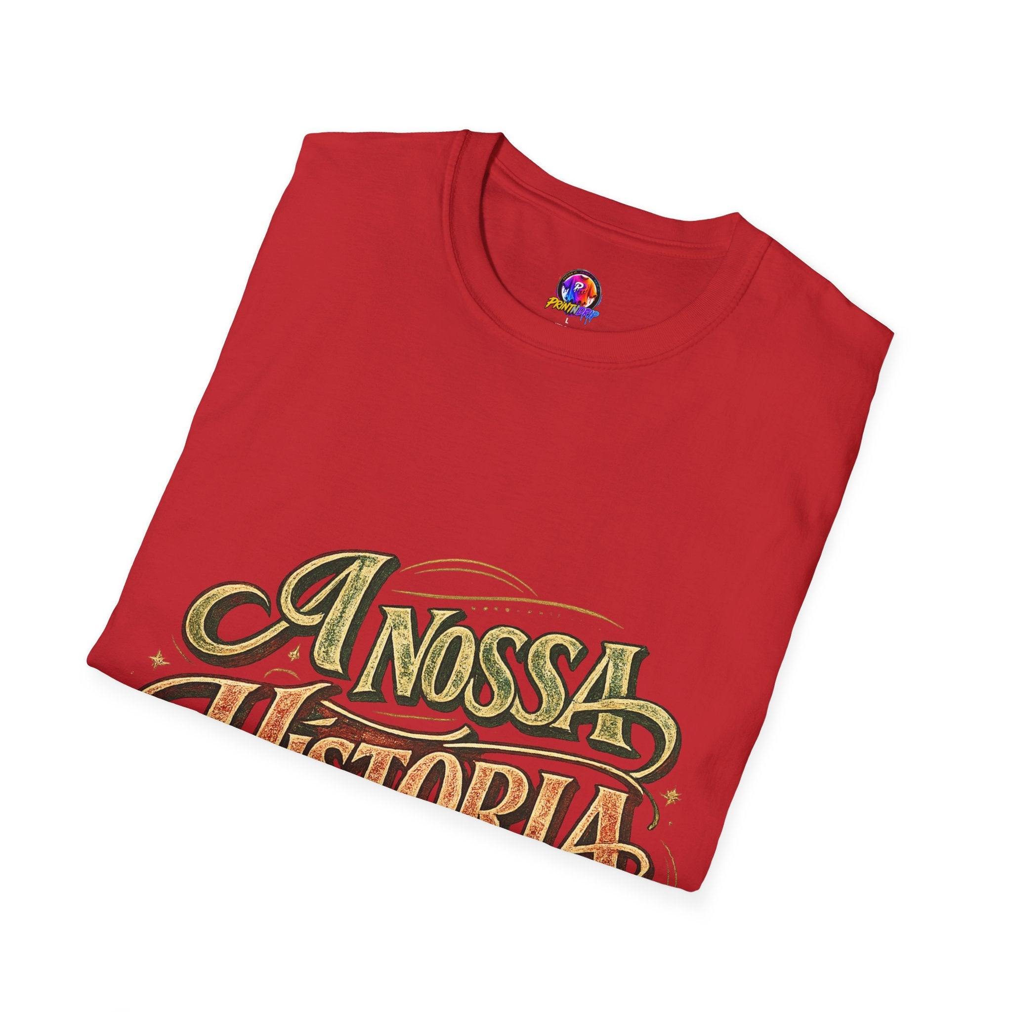 Portugal T-Shirt — "A Nossa História" Vintage Compass Graphic Tee