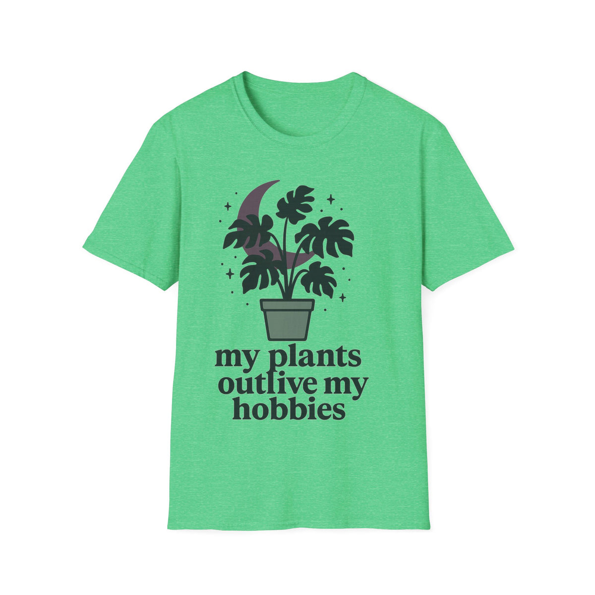 Botanical Moon Plant T-Shirt — “Plants Make Me Happy” Graphic Tee - Trending Now - September 2026