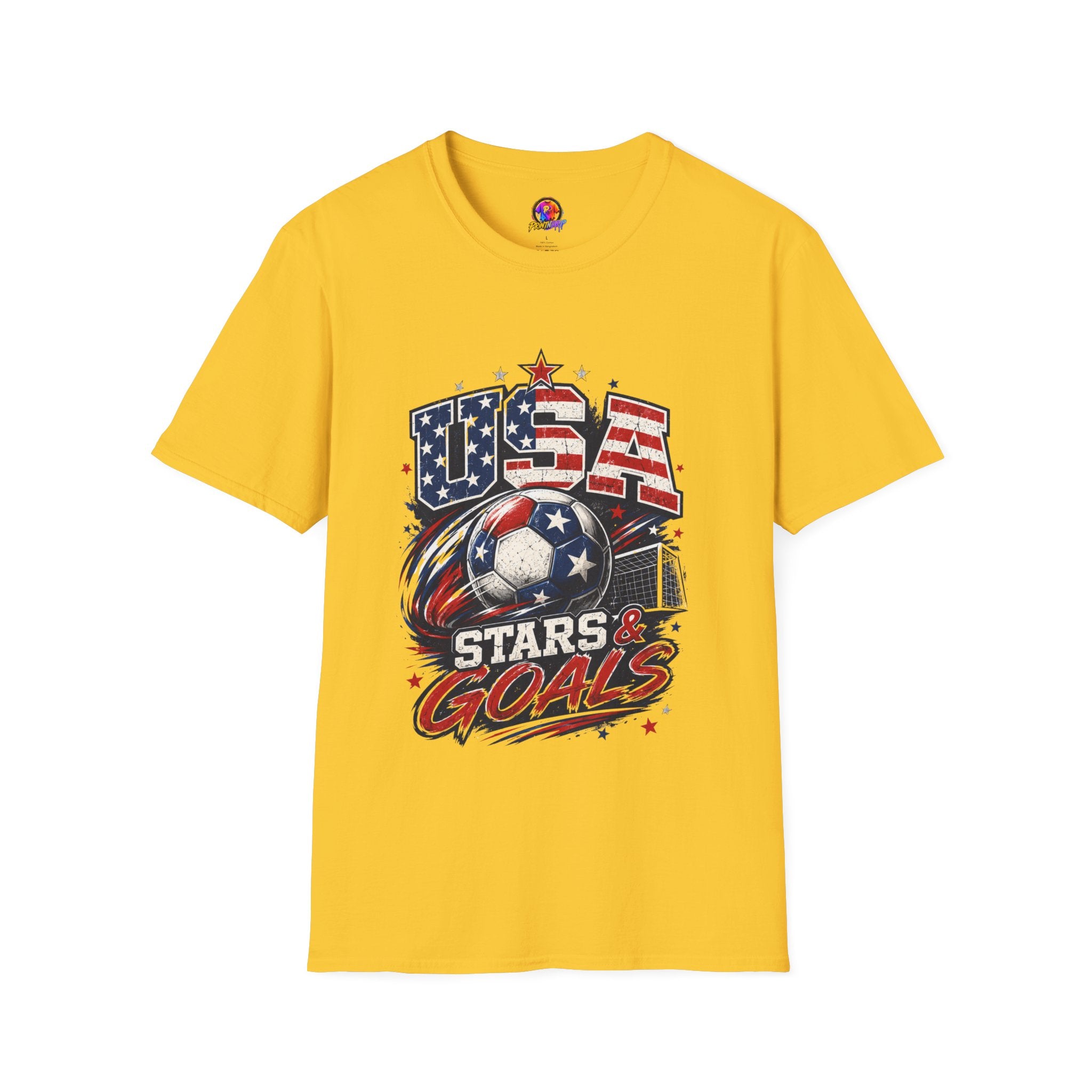 USA Stars & Goals Soccer T-Shirt