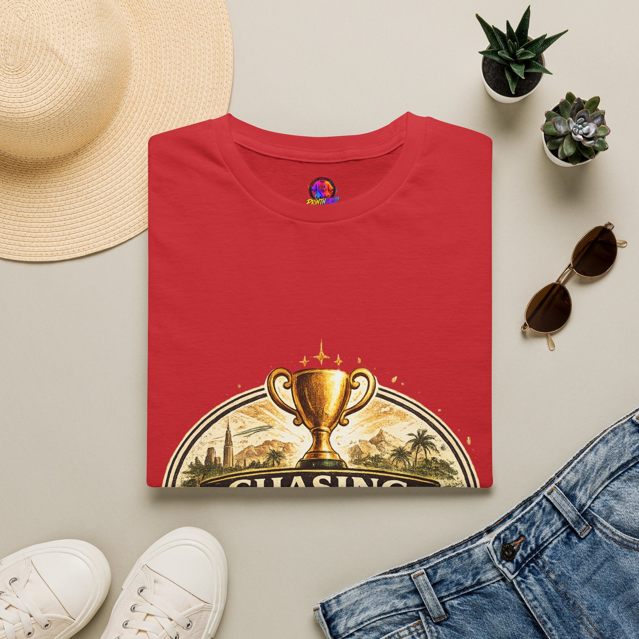 T-Shirt — Chasing Trophies Vintage Trophy Graphic Tee