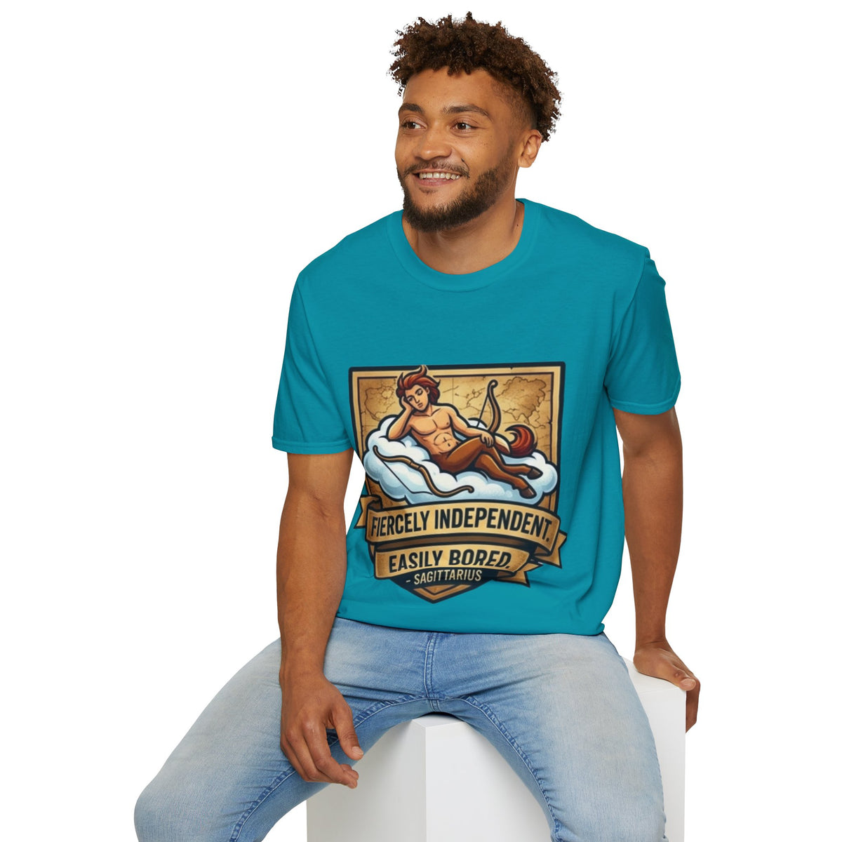 Sagittarius Zodiac T‑Shirt — Fiercely Independent, Easily Bored Astrology Tee