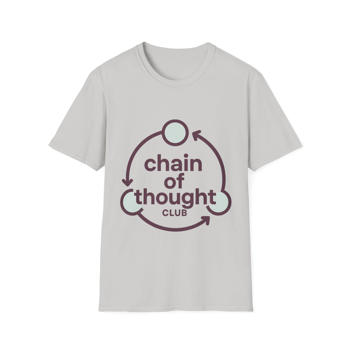"Chain Of Thought" Minimalist Emblem Tee | Intellectual Philosophy T-Shirt - Trending Now - September 2026