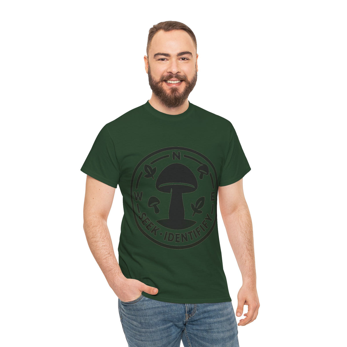 Rooted in Connection Mushroom Graphic Tee - Aesthetic Nature T-Shirt - Trending Now - September 2026