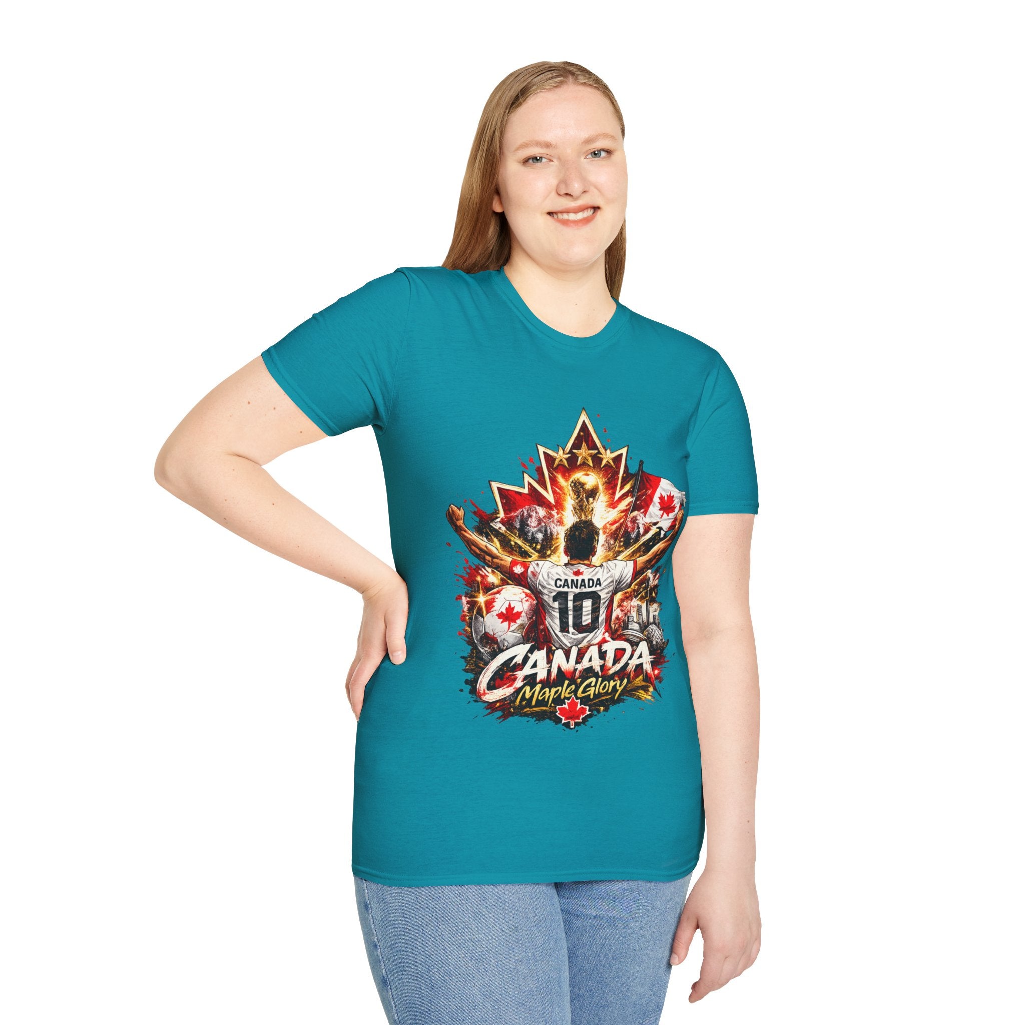 Canada Maple Glory T‑Shirt — Vintage Canadian Maple Leaf Graphic Tee
