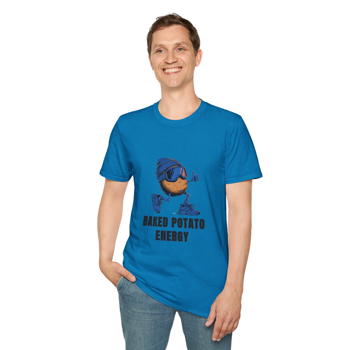 Baked Potato Energy T-Shirt — Cute Thumbs-Up Potato Graphic Tee - Trending Now - August 2026