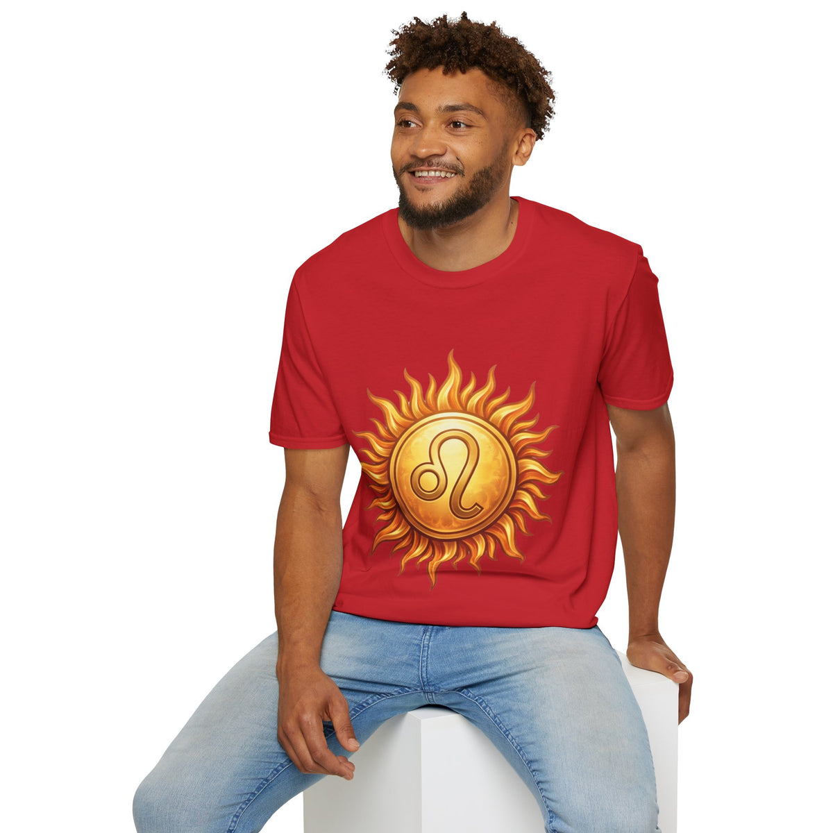 Leo Sun T‑Shirt — Zodiac Sunburst Graphic Tee