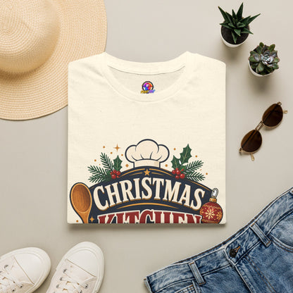Christmas Kitchen Captain T-Shirt — Festive Holiday Cooking Tee
