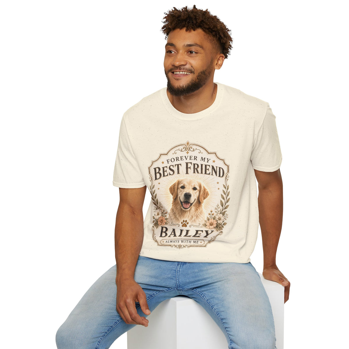Forever My Best Friend Dog T-Shirt — Personalized Pet Tribute Tee