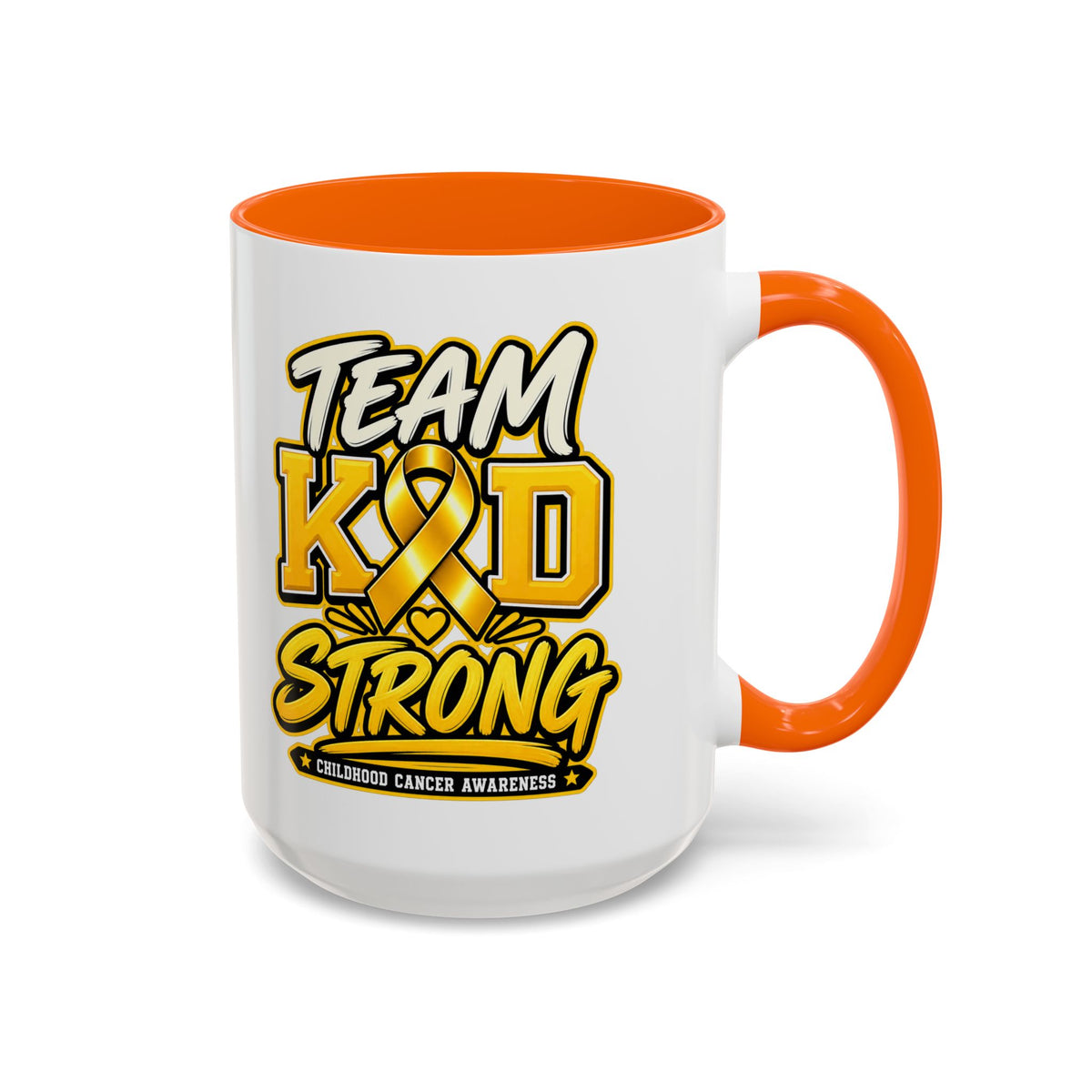 Team KID Strong Childhood Cancer Awareness Coffee Mug