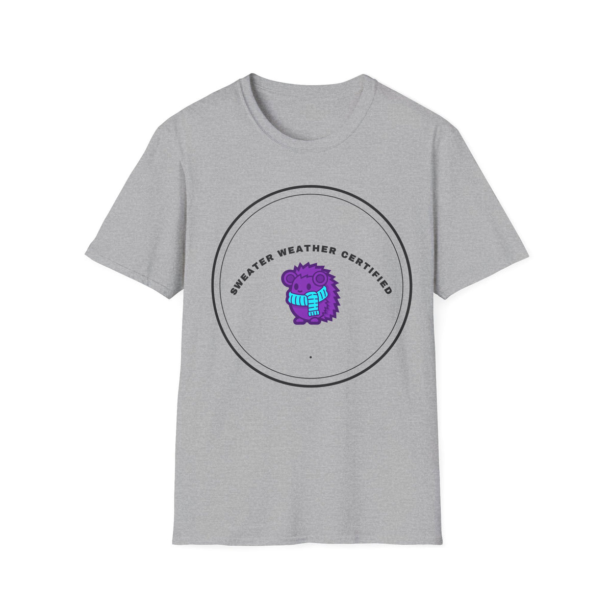 “Water Weather Certified” Graphic T-Shirt — Cute Purple Monster Badge Tee - Trending Now - September 2026