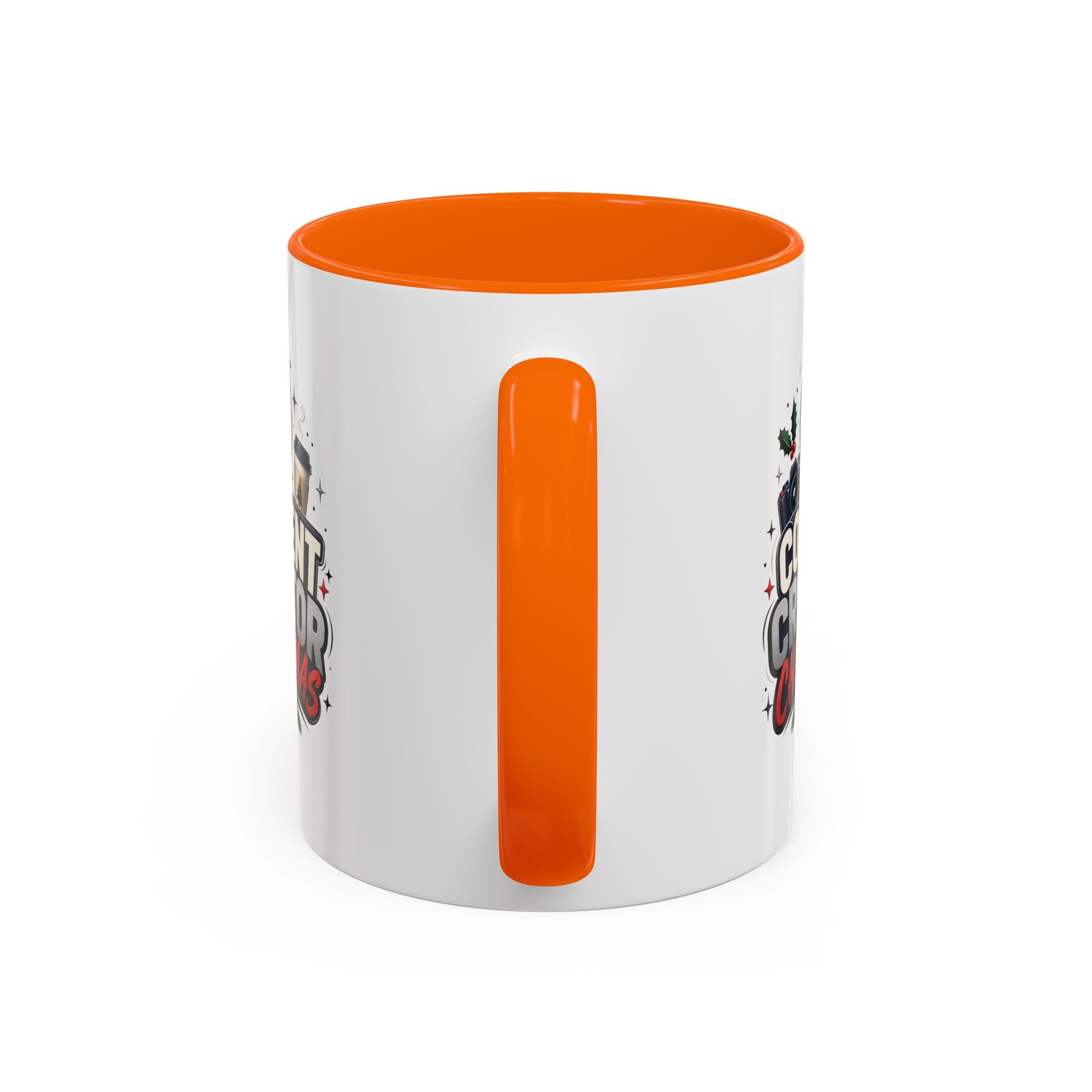 Modern Day Christmas Content Creator Christmas Accent Coffee Mug — Holiday Social Media Gifts (11/15oz)
