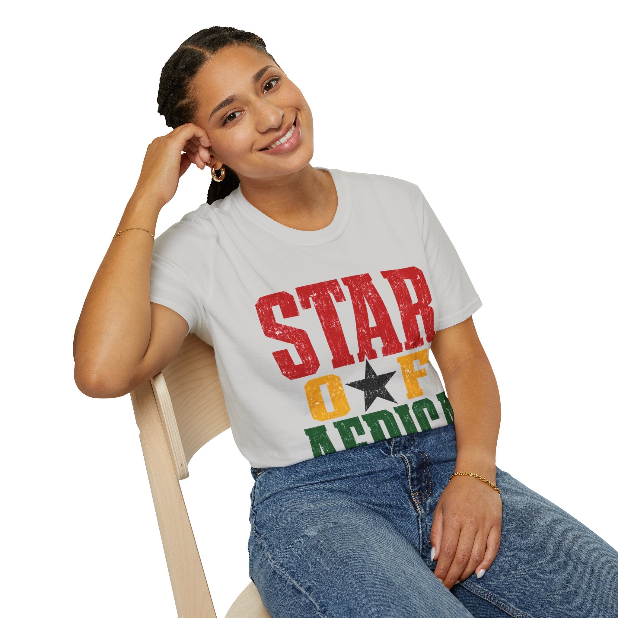 Ghana Star of Africa T-Shirt — Retro Pan-African Graphic Tee