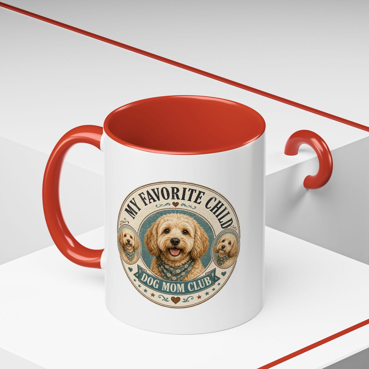 Milo Bailey Dog Dad Mom Dog Mom Coffee Mug — "My Favorite Child" Accent Mug