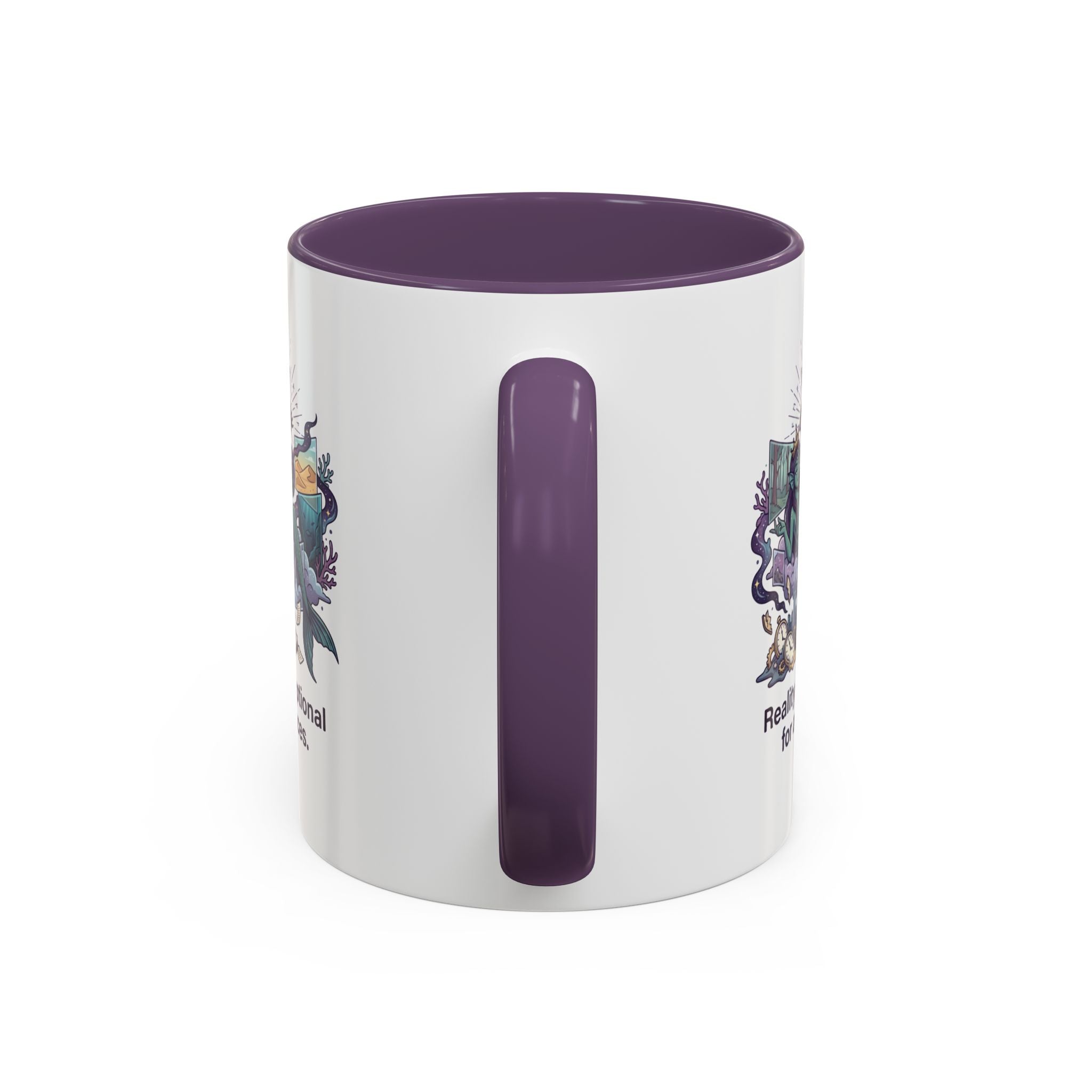 Pisces Zodiac Coffee Mug — "Reality is Optional for a Pisces" Accent Mug