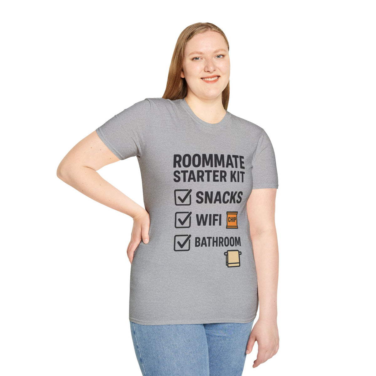 Minimal Black Graphic Tee — Subtle Block Text Design  - Trending Now - August 2026