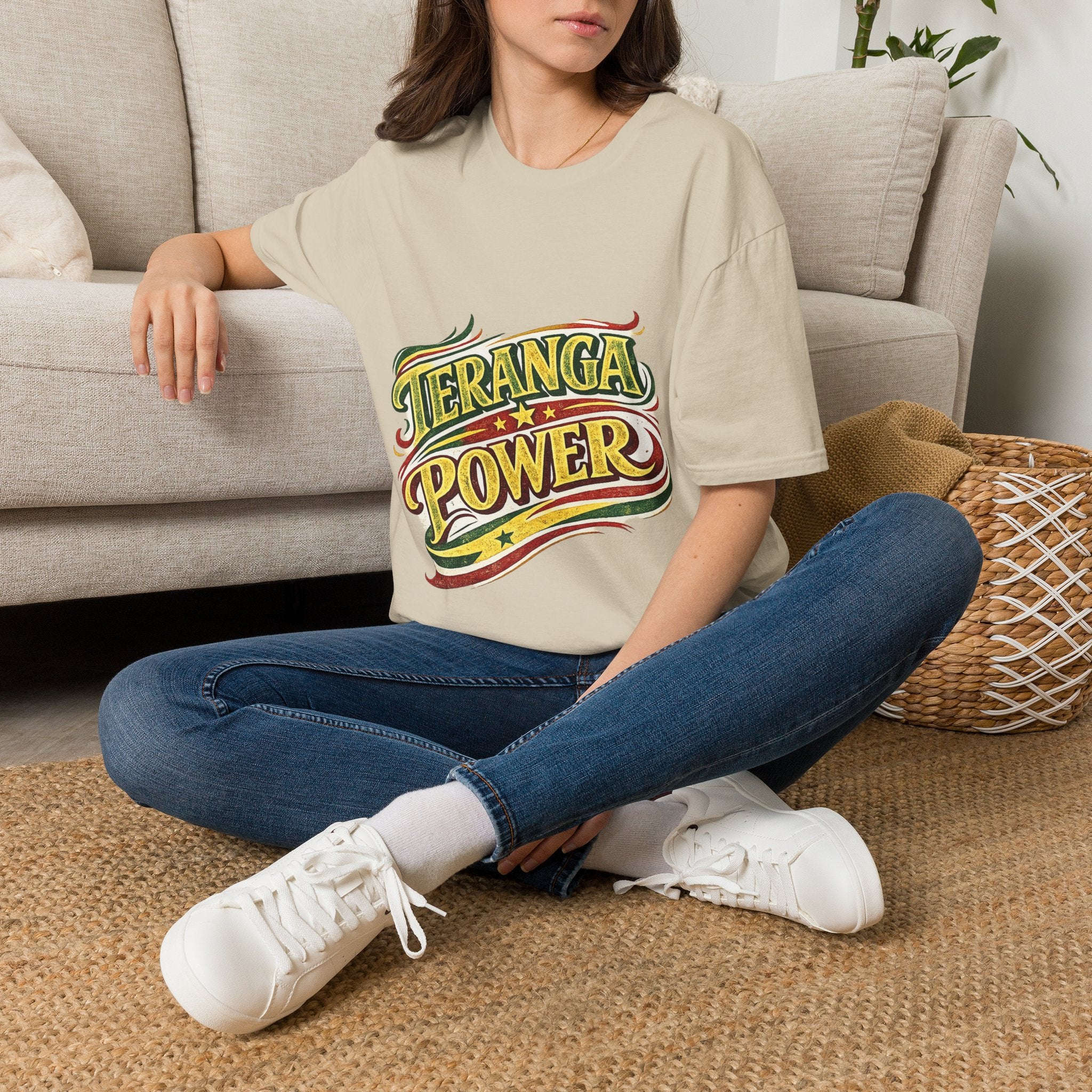 Senegal Teranga Power T-Shirt — Retro Senegal Pride Graphic Tee