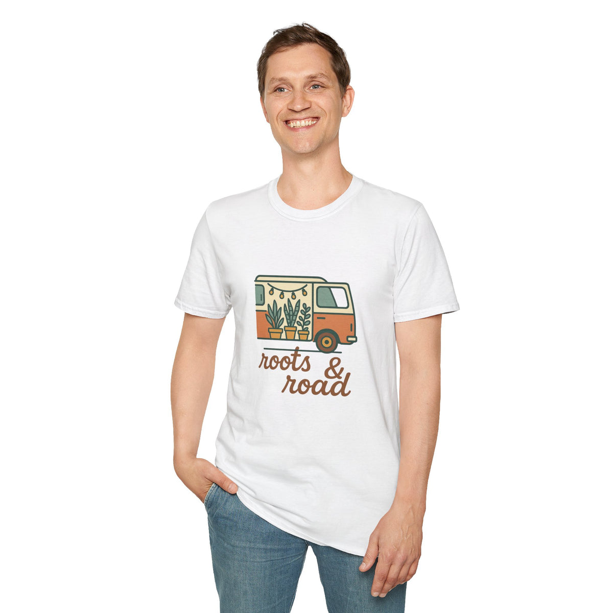 Roots & Road Camper Van T‑Shirt — Vintage Boho Adventure Tee - Trending Now - August 2026