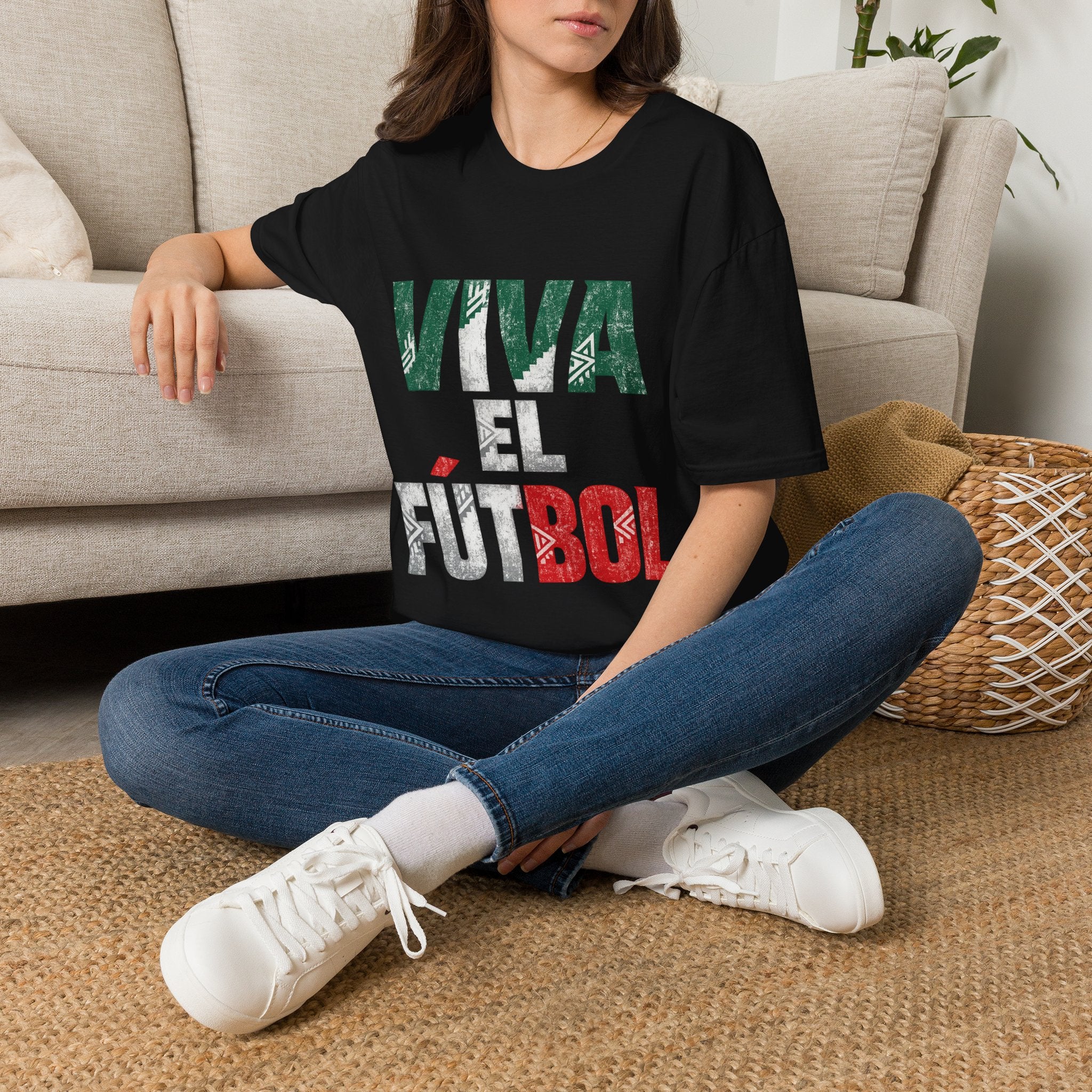 Mexico T-Shirt — "Viva El Fútbol" Mexican Soccer Graphic Tee