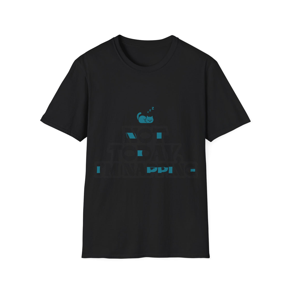 Not Today I'm Napping Minimalist Sleepy Tee - Funny Bubble Text Graphic T-Shirt - Trending Now - September 2026