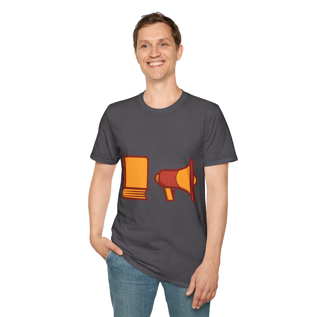 Book & Megaphone T-Shirt — Literary Advocate Tee - Trending Now - September 2026