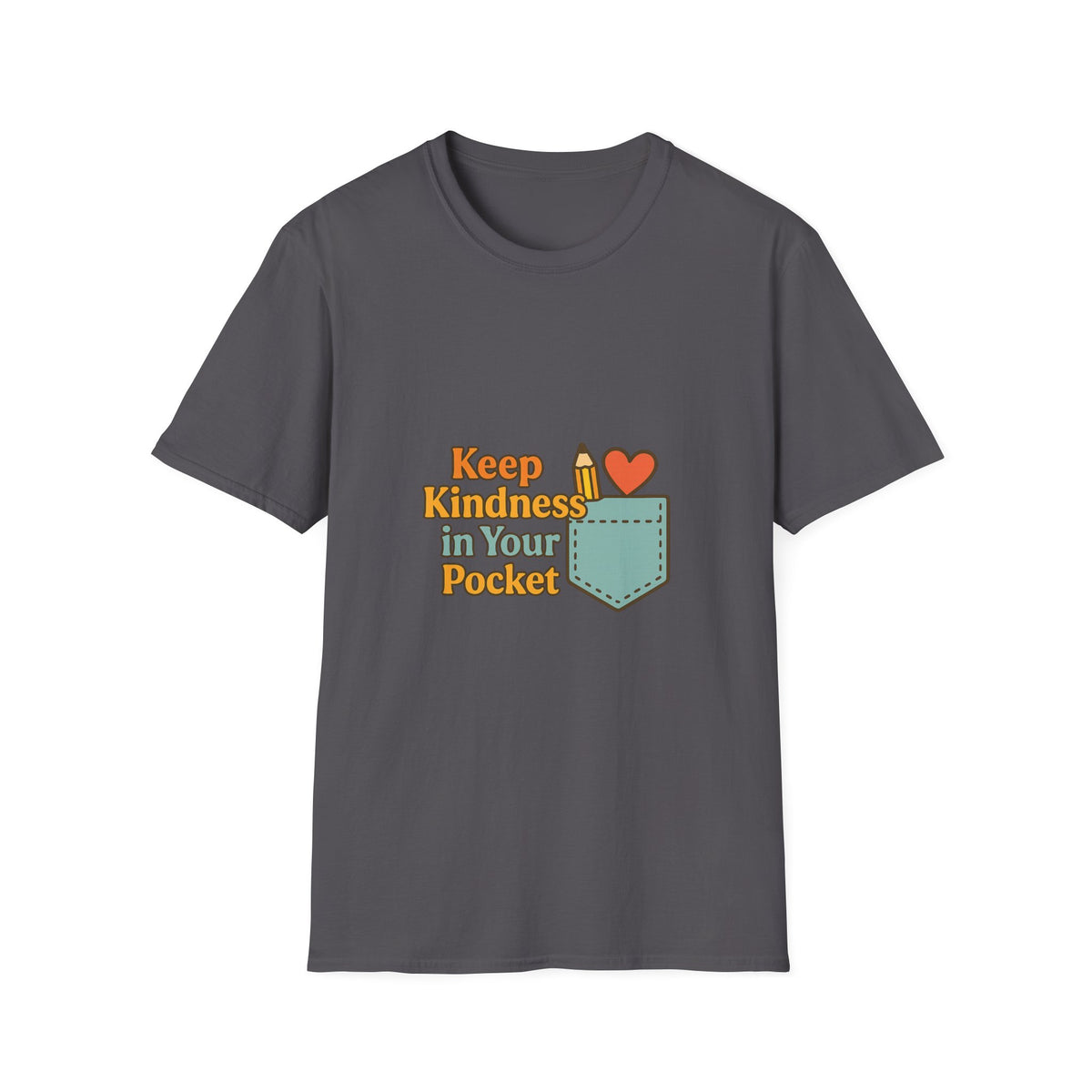 Pocket Positivity T-Shirt — "Keep Kindness In Your Pocket" Cute Heart Pocket Graphic - Trending Now - October 2026