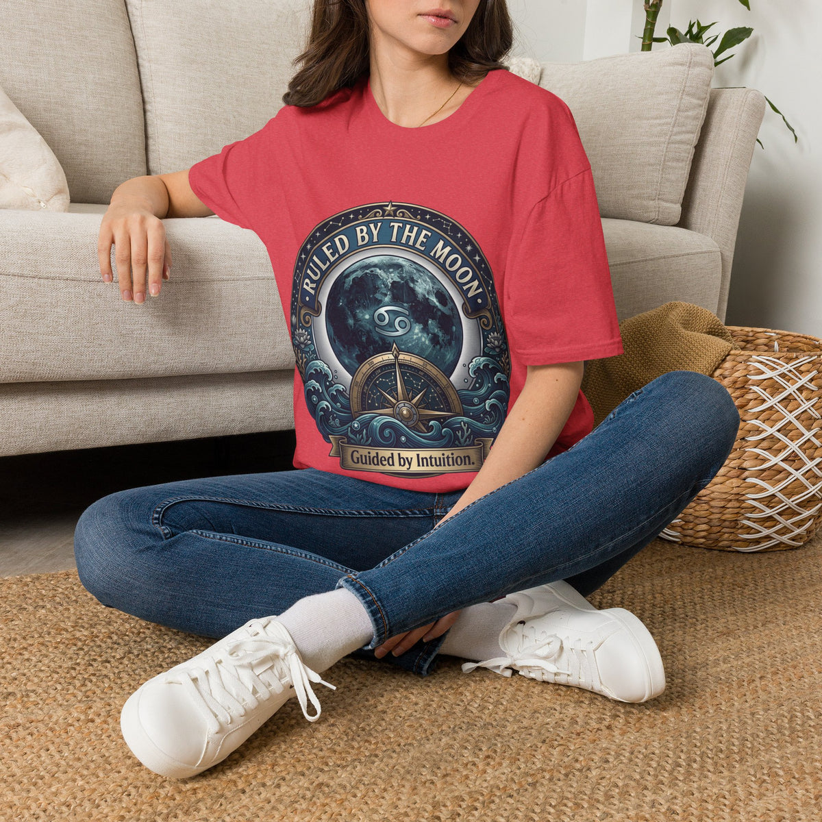 Ruled by the Moon T-Shirt — Moonphase Zodiac Graphic Tee