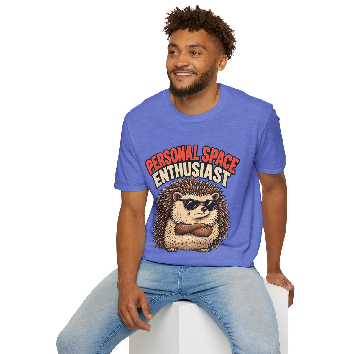 Personal Space Enthusiast T-Shirt — Funny Hedgehog Graphic Tee