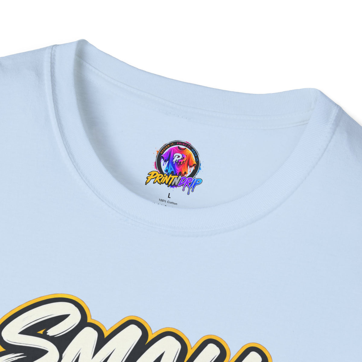 Children's Cancer Awareness T-Shirt — "Small Hands Big Courage" Yellow Ribbon