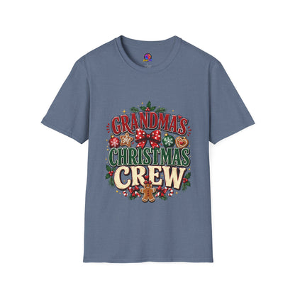 T-Shirt — Grandma's Christmas Crew Holiday Tee
