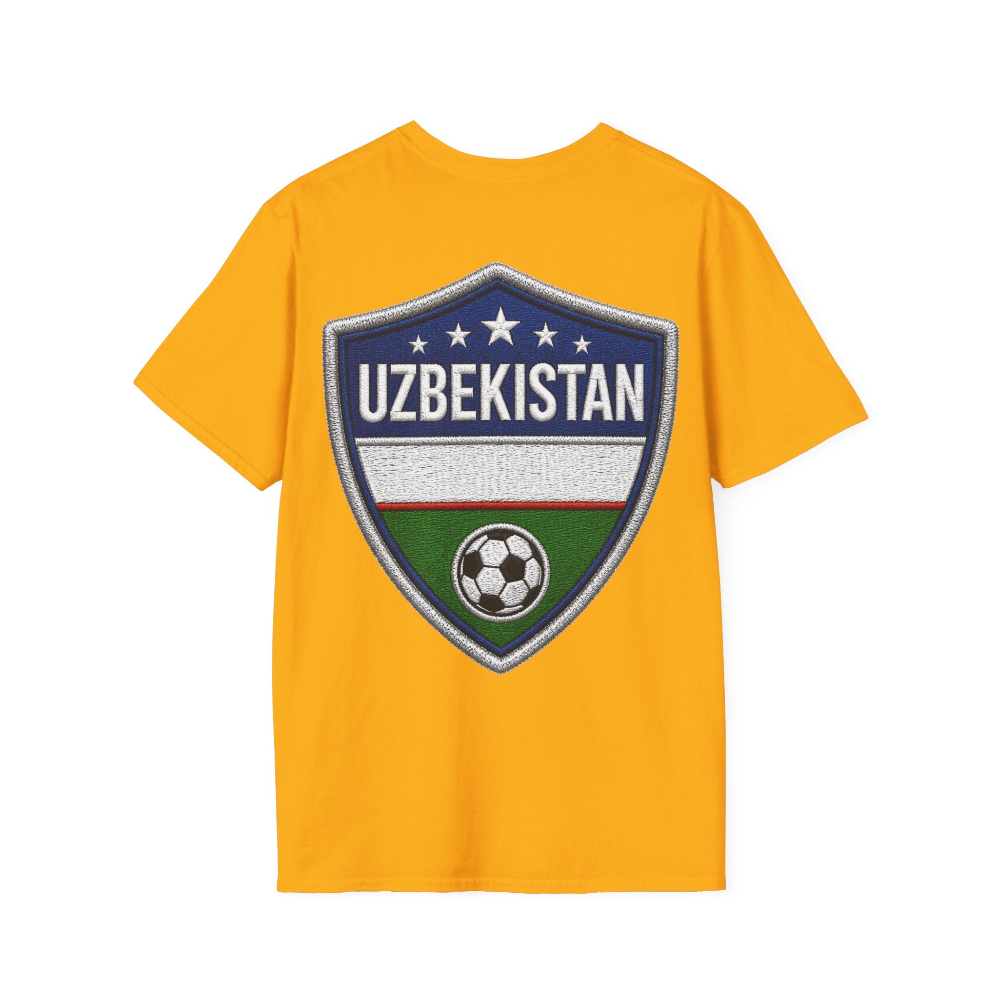 Silk Road Strike Soccer T-Shirt — Uzbekistan Football Graphic Tee