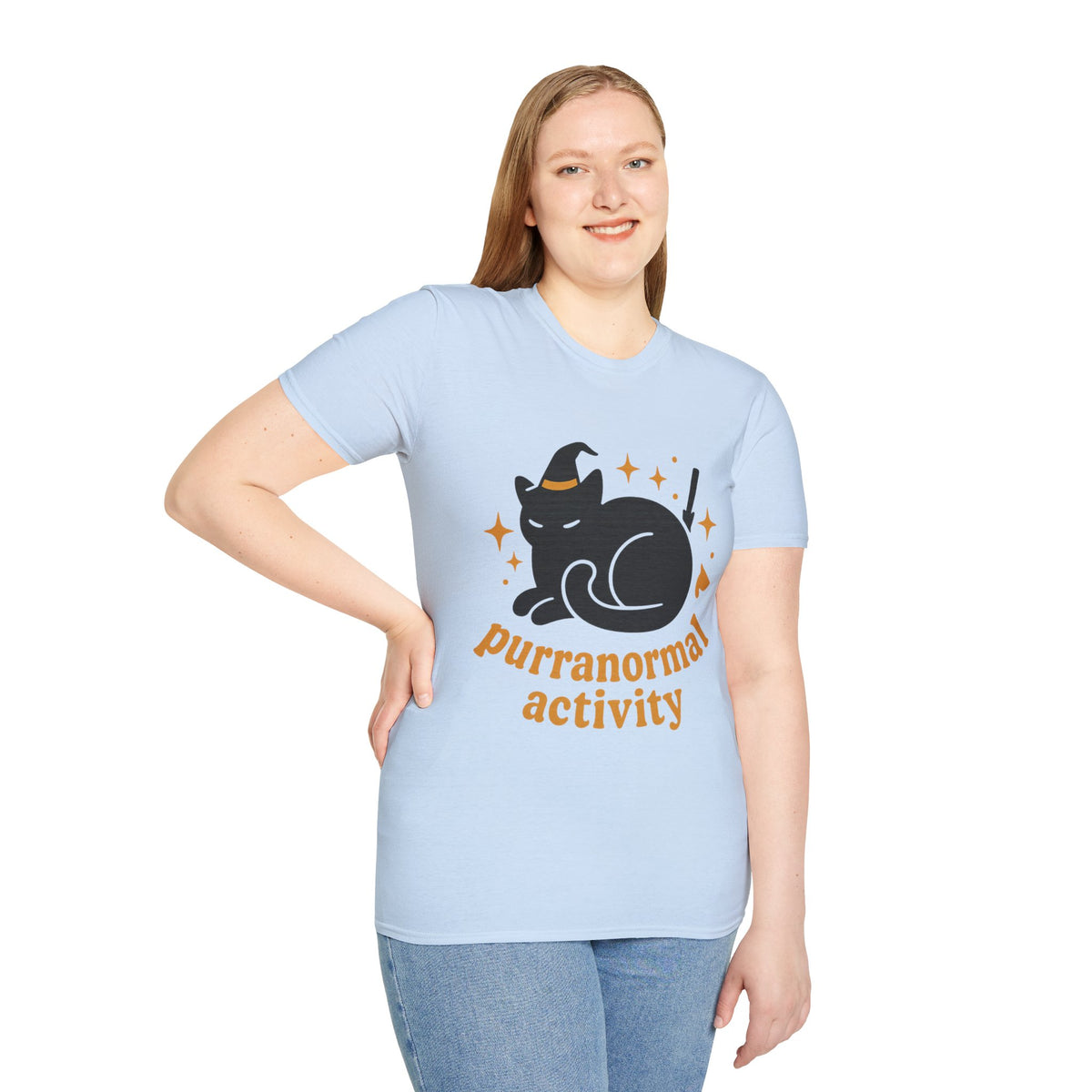 Paranormal Activity Circle T-Shirt — Cute Retro Ghost & Stars Tee - Trending Now - August 2026