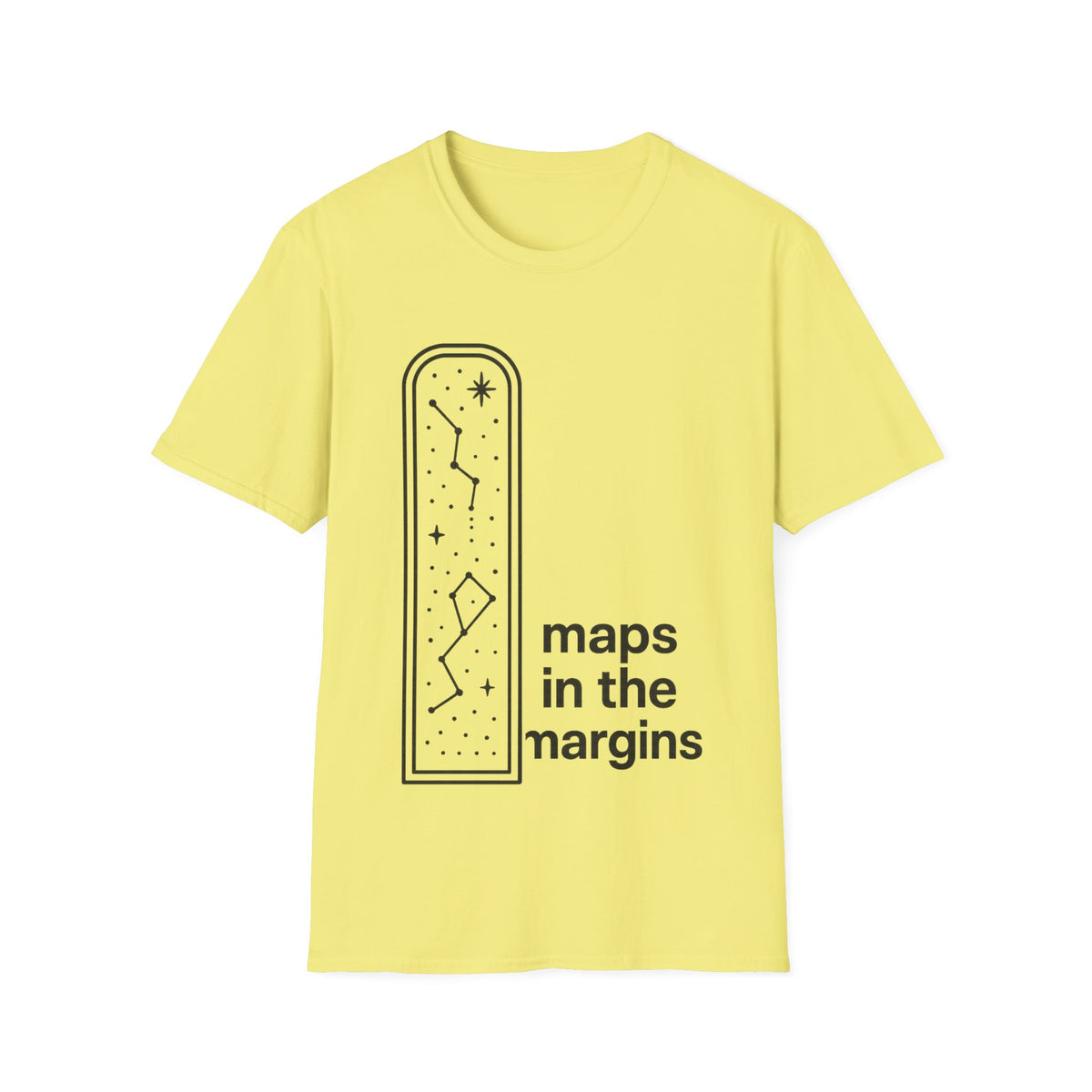 "Maps In The Margins" Travel Bookmark Tee | Minimalist Wanderlust Graphic T-Shirt - Trending Now - September 2026