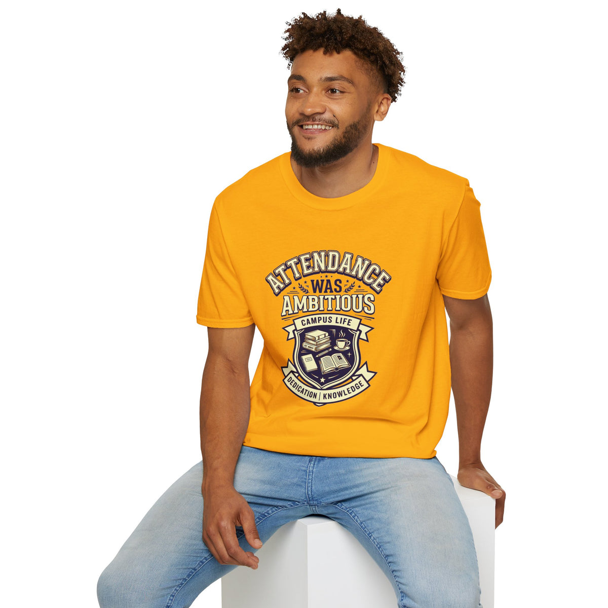 Attendance Ambitious T-Shirt — School Spirit Emblem Tee - Trending Now - August 2026